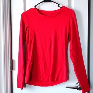Eddie Bauer long sleeve tee red small
